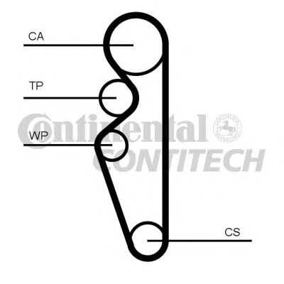 Ремень ГРМ CONTITECH CT1164