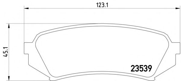 Тормозные колодки TEXTAR 2353902