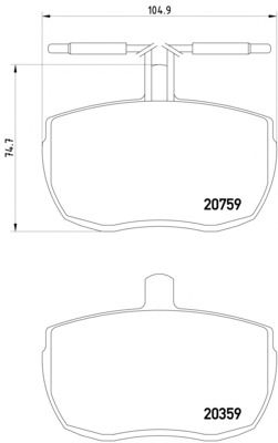 Гальмівні колодки TEXTAR 2035907