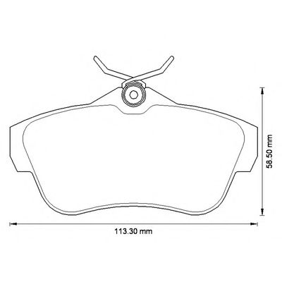 Тормозные колодки JURID 573281J