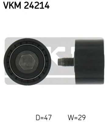 Направляющий / паразитный ролик ремня ГРМ SKF VKM 24214