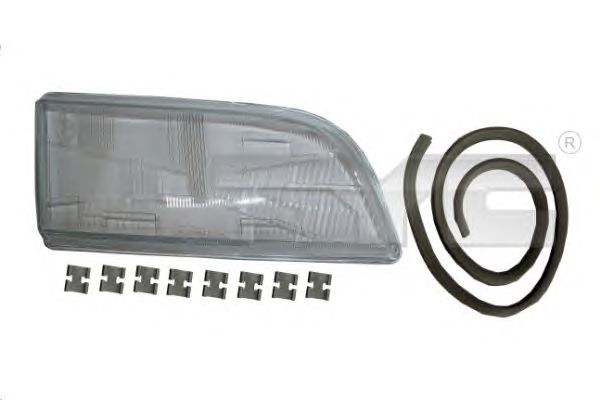 Стекло фары TYC 20-3730-LA-1