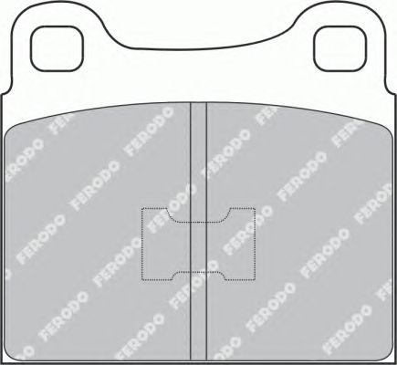 Тормозные колодки FERODO FDB105