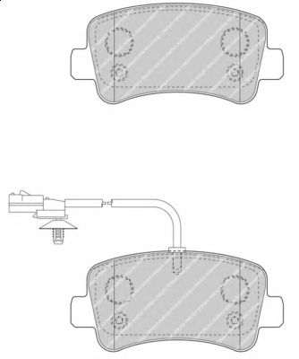 Тормозные колодки FERODO FVR4348