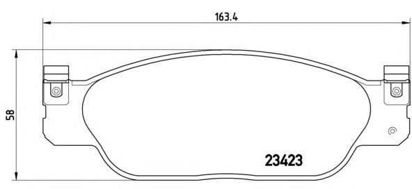 Гальмівні колодки BREMBO P 36 012