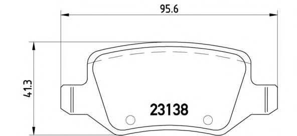 Тормозные колодки BREMBO P 50 058