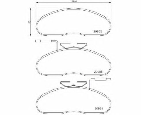 Тормозные колодки BREMBO P B7 002