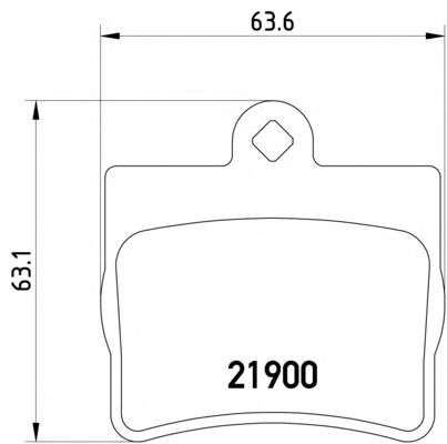 Гальмівні колодки MINTEX MDB1858