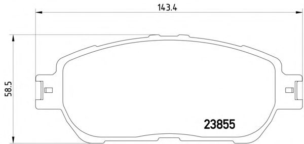 Тормозные колодки MINTEX MDB2311