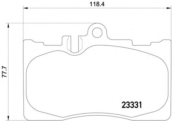 Тормозные колодки MINTEX MDB2135