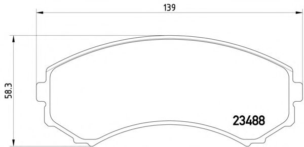 Тормозные колодки MINTEX MDB1845