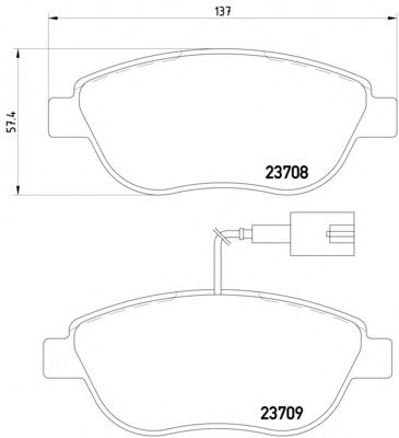 Тормозные колодки MINTEX MDB2240