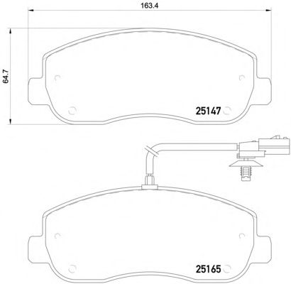 Тормозные колодки MINTEX MDB3093