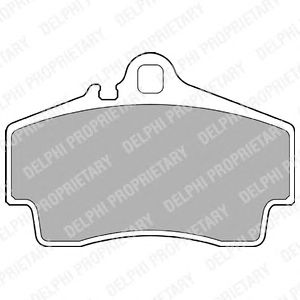 Тормозные колодки DELPHI LP1301