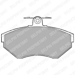 Тормозные колодки DELPHI LP1409