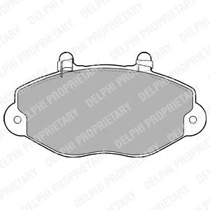 Тормозные колодки DELPHI LP1418