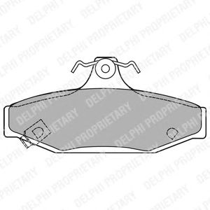 Тормозные колодки DELPHI LP1420