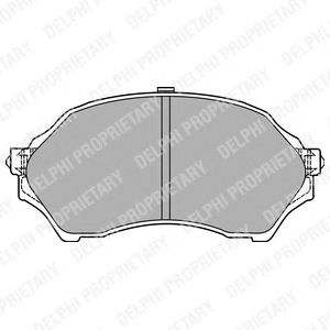 Тормозные колодки DELPHI LP1440