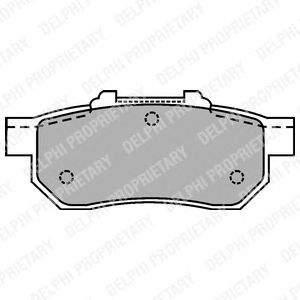 Тормозные колодки DELPHI LP1456