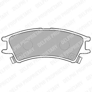 Гальмівні колодки DELPHI LP1502