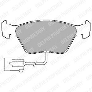 Тормозные колодки DELPHI LP1598