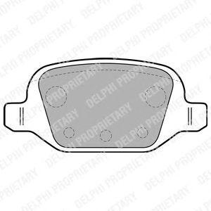 Тормозные колодки DELPHI LP1678