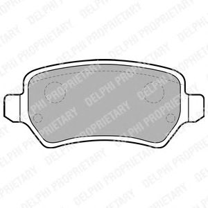Тормозные колодки DELPHI LP1681