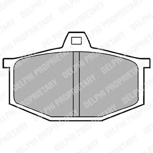 Тормозные колодки DELPHI LP170