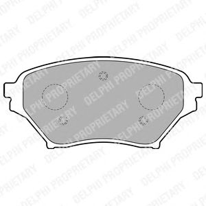Тормозные колодки DELPHI LP1761