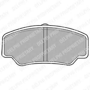 Тормозные колодки DELPHI LP488