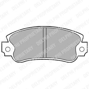 Тормозные колодки DELPHI LP509