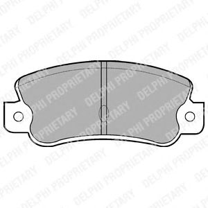 Тормозные колодки DELPHI LP523