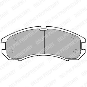Тормозные колодки DELPHI LP595