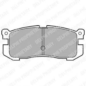Тормозные колодки DELPHI LP624