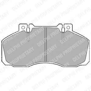 Тормозные колодки DELPHI LP662