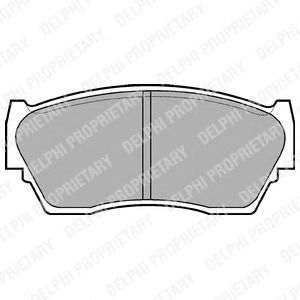 Тормозные колодки DELPHI LP783