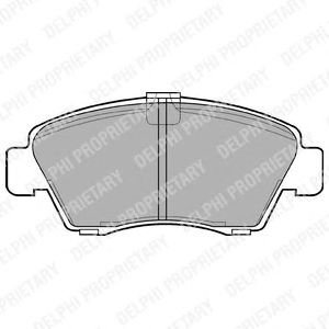 Тормозные колодки DELPHI LP810