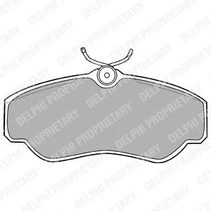 Тормозные колодки DELPHI LP913