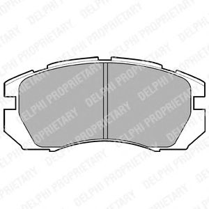 Тормозные колодки DELPHI LP930