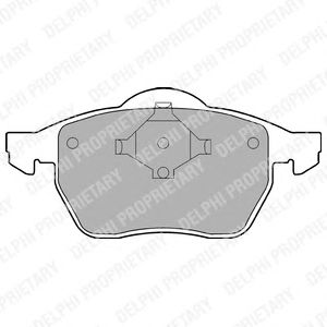 Тормозные колодки DELPHI LP978