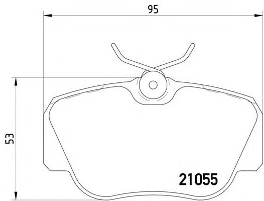 Тормозные колодки HELLA 8DB 355 006-181