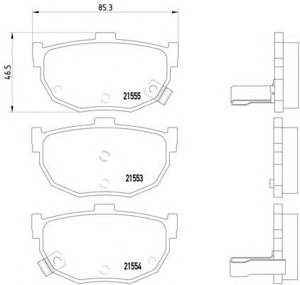 Тормозные колодки HELLA 8DB 355 006-411