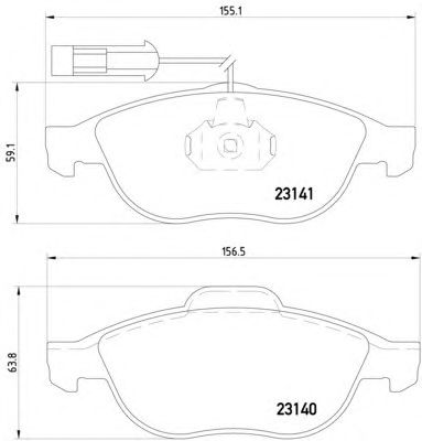 Тормозные колодки HELLA 8DB 355 008-421