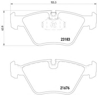 Тормозные колодки HELLA 8DB 355 009-001