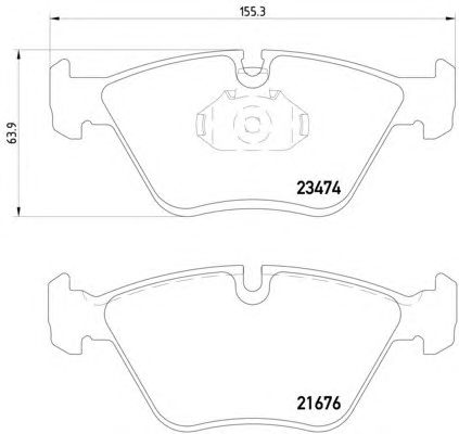 Тормозные колодки HELLA 8DB 355 009-651