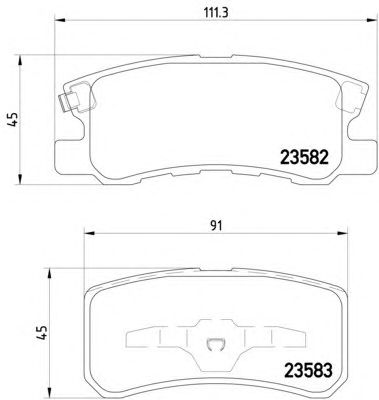 Тормозные колодки HELLA 8DB 355 009-691