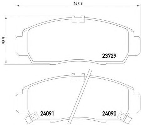 Тормозные колодки HELLA 8DB 355 009-771