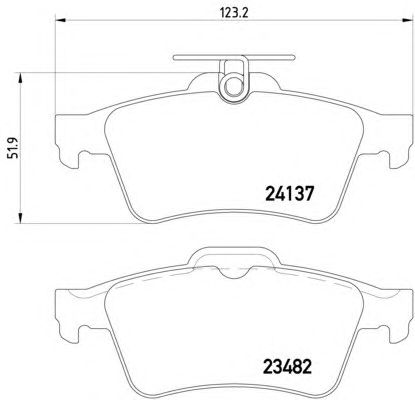 Тормозные колодки HELLA 8DB 355 011-731