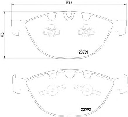 Тормозные колодки HELLA 8DB 355 006-551