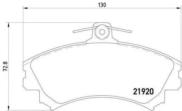 Тормозные колодки HELLA 8DB 355 016-681